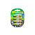 Аккумулятор бытовой GP HR6 AA BL4 NI-MH 2700mAh в пластиковой упаковке (4/40/400) R