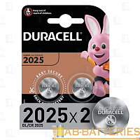 Батарейка Duracell CR2025 BL2 Lithium 3V JP (2/20/200)  | Ab-Batteries | Элементы питания и аксессуары для сотовых оптом