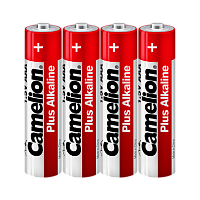 Батарейка Camelion Plus LR03 AAA Shrink 4 Alkaline 1.5V (4/60/1200)