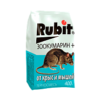 Гранулы Рубит Зоокумарин+ зерновая смесь 400г (1/25)