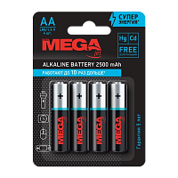 Батарейка Promega LR6 AA BL4 Alkaline 1.5V (4/48/768/24576) 