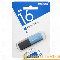 Флеш-накопитель Smartbuy X-Cut 16GB USB2.0 пластик синий