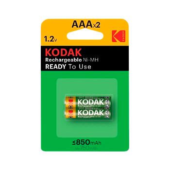 Аккумулятор предзаряженный RTU Kodak HR03 AAA BL2 NI-MH 850mAh (2/20/240/20160) 