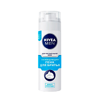 Пена для бритья Nivea Men Охлаждающая 200мл для чувствительной кожи (1/12)