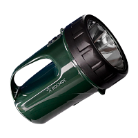 Фонарь туристический Космос 368 3W 1LED от аккумулятора зеленый (1/10)