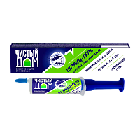 Гель от тараканов и муравьев Чистый дом 20мл шприц (1/45)