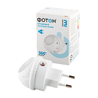 Ночник Фотон NM-360L 0.05W 220V 1 режим белый (1/10) 