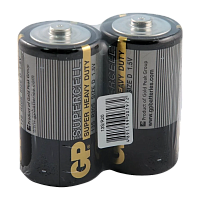 Батарейка GP Supercell R20 D Shrink 2 Heavy Duty 1.5V (2/20/200)