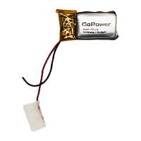 Аккумулятор Li-Pol GoPower LP601120 PK1 3.7V 100mAh с защитой (1/10/250)