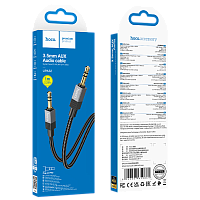 Кабель AUX HOCO UPA32 Jack 3.5mm (m)-Jack 3.5mm (m) 1м черный 