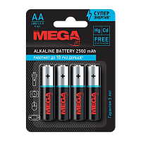 Батарейка Promega LR6 AA BL4 Alkaline 1.5V (4/48/768/24576)