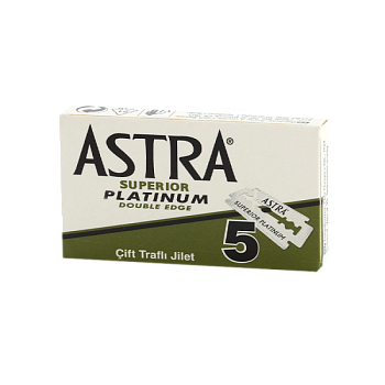 Лезвия Astra Superior PLATINUM 5шт в упаковке, цена за 1 лезвие (5/100/2000)
