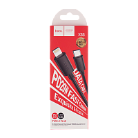 Кабель HOCO X88 Lightning (m)-Type-C (m) 1м 20W ПВХ черный (1/420)