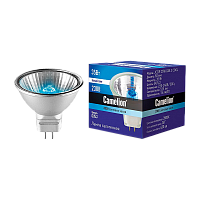 Лампа галогенная Camelion MR16 GU5.3 35W 3500К 220-240V софит 50мм прозрачная (1/10/200)