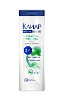 Шампунь Clear Свежесть ментола 380мл 2 в 1 (1/12)