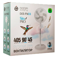 Вентилятор напольный DEESPI DEE-FN03 45W белый