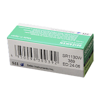 Батарейка SEIZAIKEN 389 (SR1130W) Silver Oxide 1.55V (1/10/100/1000) 
