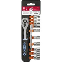 Набор головок с трещоткой Smartbuy ONE 12 предметов 1/4"