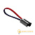 Кабель HOCO U36 USB (m)-microUSB (m) 0.19м 2.4A ткань красный (1/18/180)