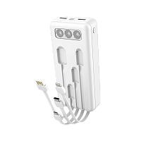 Внешний аккумулятор HOCO J77 10000mAh дисплей белый