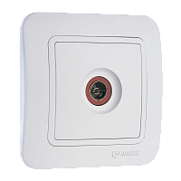 Розетка TV Makel Lillium 1гн. белый 70007 (1/12)