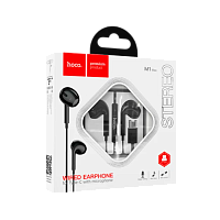 Наушники вставные HOCO M1 Max с микр. Type-C (m) черный (1/32/192)
