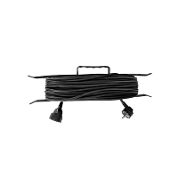 Удлинитель Прогресс на рамке 1р.С/З 16A 30.0м 3x1.5мм² черный