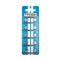 Батарейка Трофи G6/LR920/LR69/371A/171 BL10 Alkaline 1.55V (10/200/1600) 