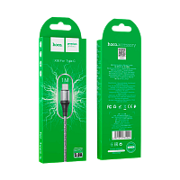 Кабель HOCO X50 USB (m)-Type-C (m) 1м 3.0A нейлон серый (1/31/310)