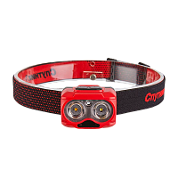 Фонарь налобный Спутник SL542 5W LED от аккумулятора 5 режимов красный (1/20)