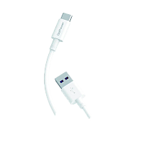 Кабель GoPower GP12T USB (m)-Type-C (m) 1.0м 5.4A белый (1/200/800)
