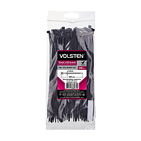 Хомут Volsten нейлон 3.6х200мм 100шт. черный (1/10/200)