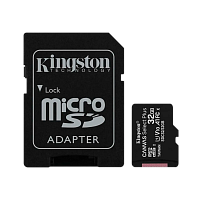 Карта памяти microSD Kingston Canvas Select Plus 32GB Class10 UHS-I (U1) с адаптером