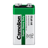 Батарейка Camelion Super Крона 6F22 Shrink 1 Heavy Duty 9V (1/12/480)