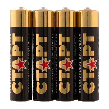 Батарейка Старт LR03 AAA Shrink 4 Alkaline 1.5V (4/40/720)