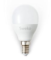 Лампа светодиодная Sweko G45 E14 15W 6500К 230V шар (1/5/100)