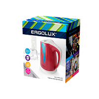 Электрочайник Ergolux ELX-KP03-C73 2300W 2.0л красный (1/8) 