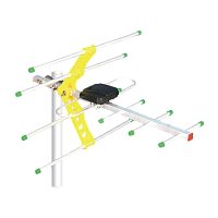 ТВ-Антенна наружная Вектор AR-511 пассивная с питанием с усилителем DVB-T/T2 (1/20)