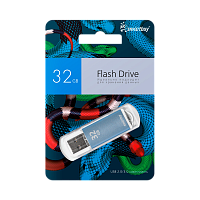 Флеш-накопитель Smartbuy V-Cut Snake Edition 32GB USB2.0 пластик синий 