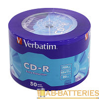 Диск CD-R Verbatim DL 700MB 52x 80min 50шт. bulk (50/600)