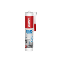 Герметик Контакт 280мл силиконовый санитарный белый (1/12)
