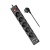 Сетевой фильтр Defender DFS 753 5р.С/З 10A 2USB 220 Дж 3.0м черный (1/30)