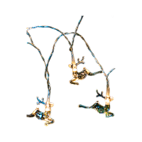 Гирлянда Космос Олени 10LED 5х4х0.5см белый теплый (1/20) 