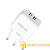 Сетевое З/У Borofone BA18 2USB 2.1A белый (1/30/120)