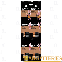 Батарейка Duracell Basic (Simply) LR03 AAA BL12 (2*6) Alkaline 1.5V CN отрывные (12/168/24192)  | Ab-Batteries | Элементы питания и аксессуары для сотовых оптом