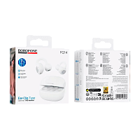 Наушники внутриканальные Borofone FQ14 bluetooth 5.4 с микр. белый (1/14/84) 