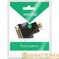 Переходник Smartbuy A121 HDMI (m)-HDMI (f) пластик черный (1/500) 