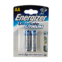 Батарейка Energizer Ultimate FR6 AA BL2 Lithium 1.5V (2/24)