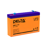 Аккумулятор свинцово-кислотный Delta HR 6-7.2 6V 7.2Ah