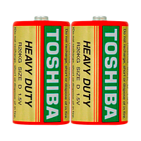 Батарейка Toshiba R20 D Shrink 2 Heavy Duty 1.5V (2/20/200)
